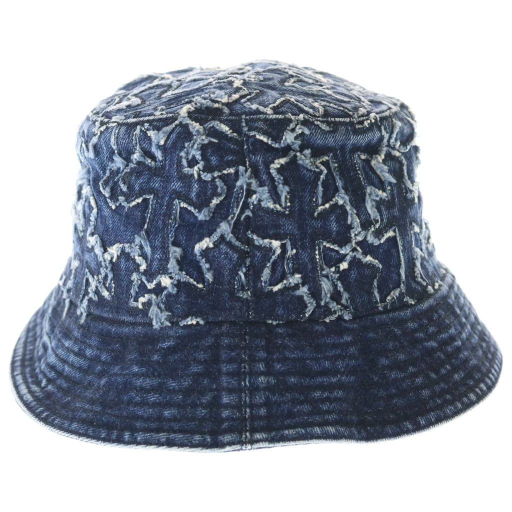 CHROME HEARTS(クロムハーツ) DAGGER CROSS PATCH DENIM BUCKET HAT ダガー クロスパッチ デニムバケットハット ブルー