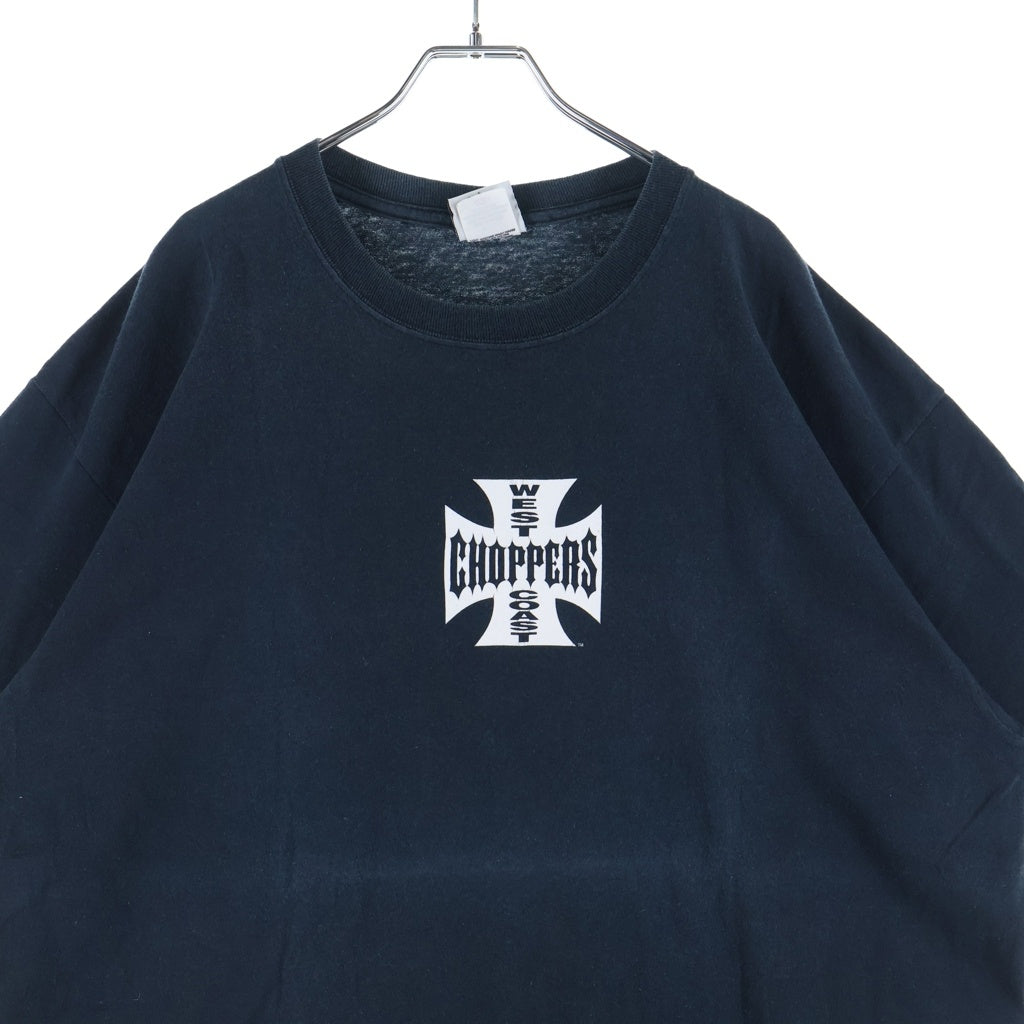 VINTAGE(ヴィンテージ) 90-00s West Coast Choppers S/S Tee ウエストコーストチョッパーズ アイアンクロス 半袖Tシャツ カットソー ブラック