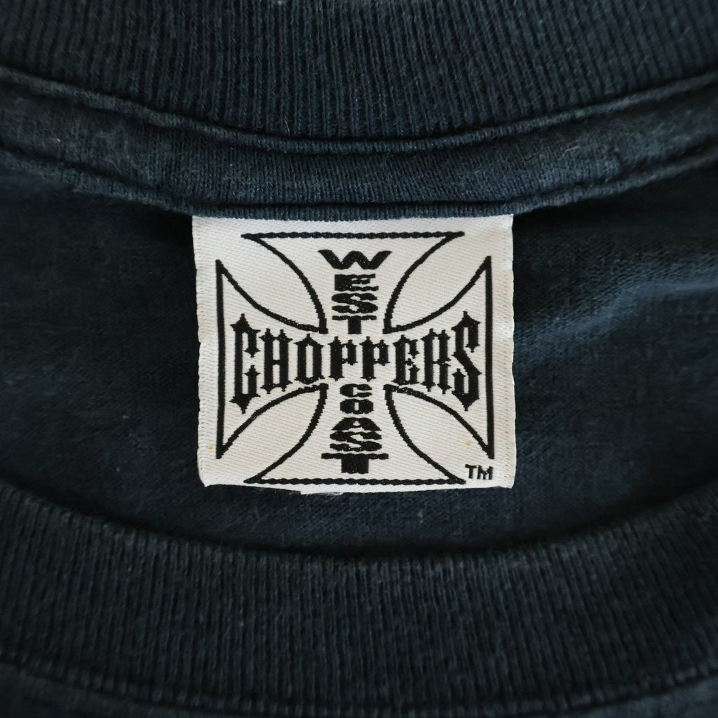 VINTAGE(ヴィンテージ) 90-00s West Coast Choppers S/S Tee ウエストコーストチョッパーズ アイアンクロス 半袖Tシャツ カットソー ブラック