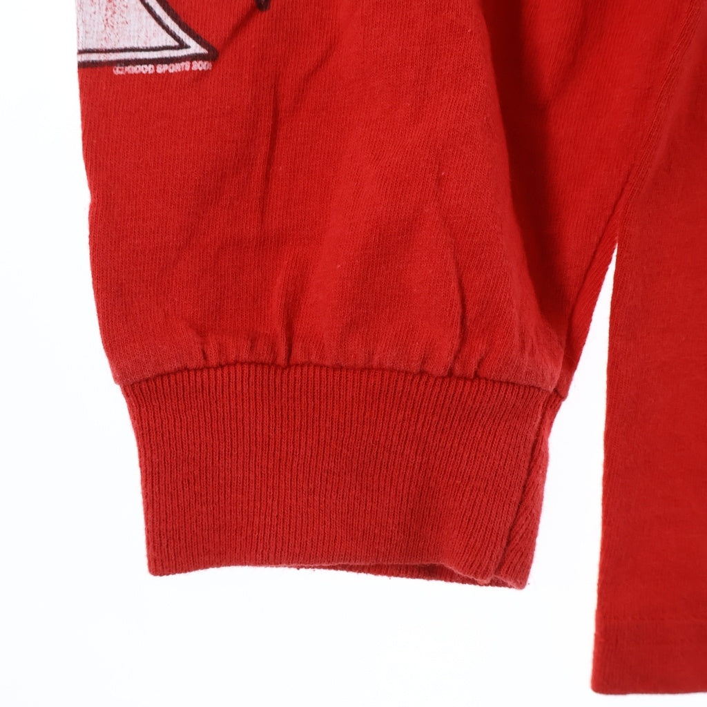 VINTAGE(ヴィンテージ) 00s West Coast Choppers L/S Tee ウエストコーストチョッパーズ アイアンクロス 長袖Tシャツ カットソー レッド