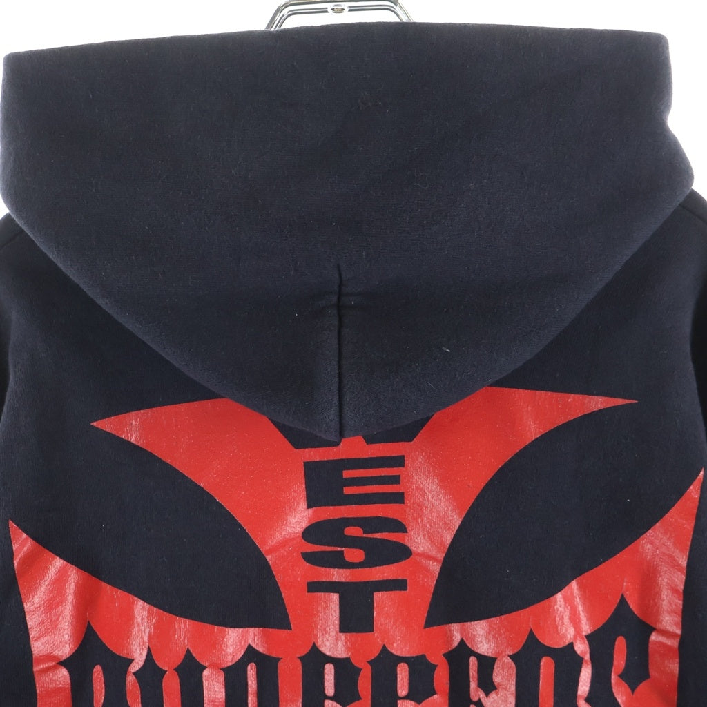 VINTAGE(ヴィンテージ) 90-00s West Coast Choppers L/S Hoodie ウエストコーストチョッパーズ アイアンクロス プルオーバーフーディー パーカー ブラック/レッド