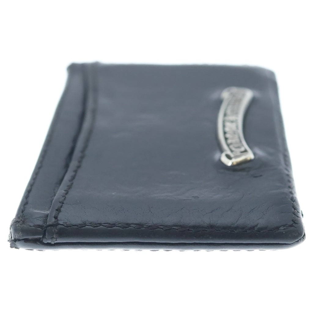 CHROME HEARTS(クロムハーツ) JOTTER ジョッター スクロールラベル レザー カードケース ブラック