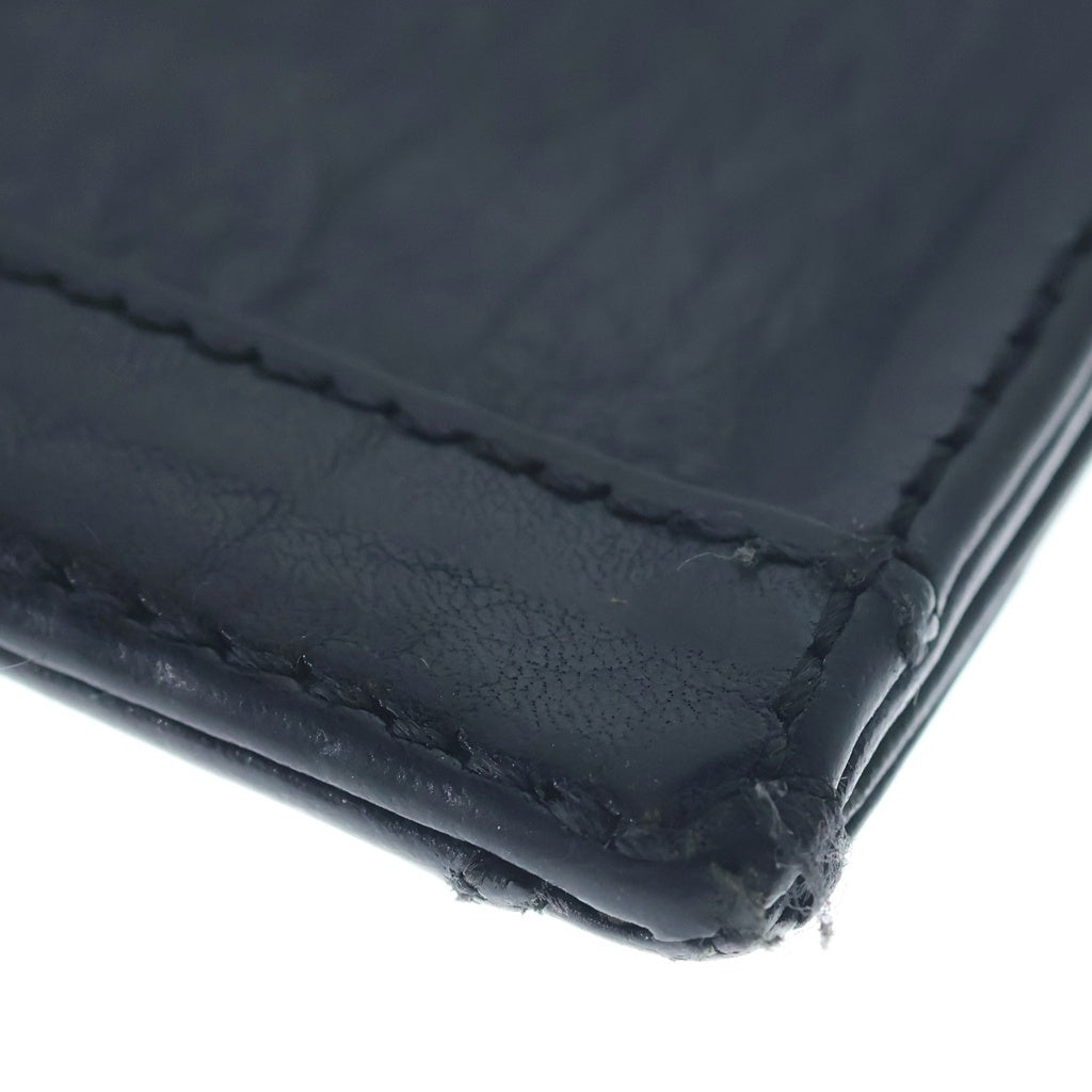 CHROME HEARTS(クロムハーツ) JOTTER ジョッター スクロールラベル レザー カードケース ブラック