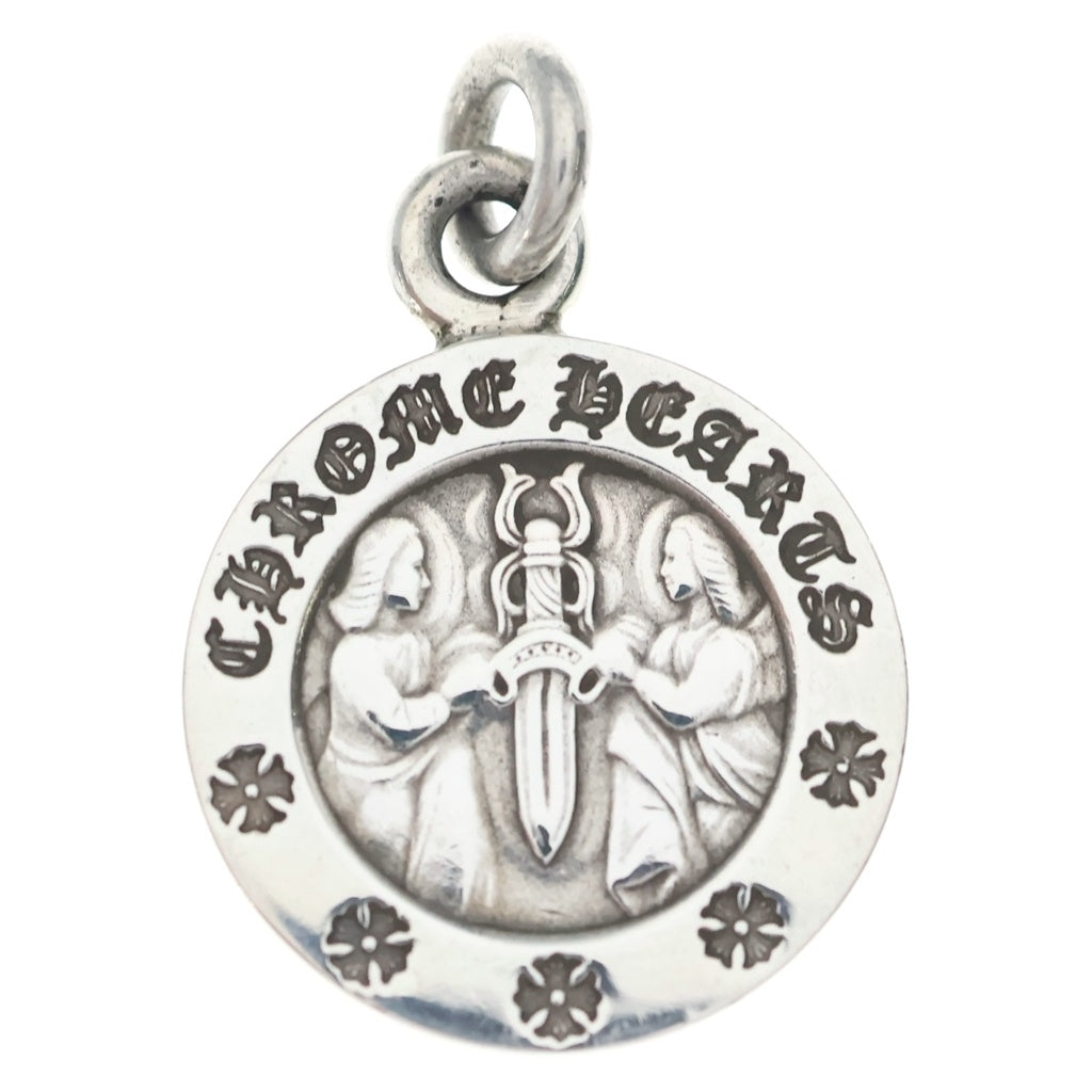 CHROME HEARTS(クロムハーツ) ANGEL MEDAL OVAL オーバルエンジェルメダル ペンダントトップ シルバー BCA207
