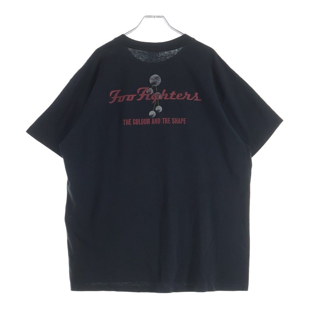 VINTAGE(ヴィンテージ) 90s FOO FIGHTERS THE COLOUR AND SHAPE フーファイターズ バンド 半袖Tシャツ カットソー ブラック