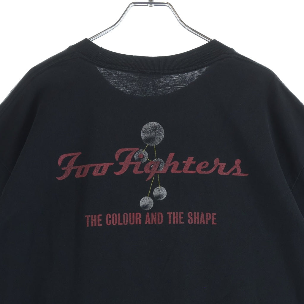 VINTAGE(ヴィンテージ) 90s FOO FIGHTERS THE COLOUR AND SHAPE フーファイターズ バンド 半袖Tシャツ カットソー ブラック