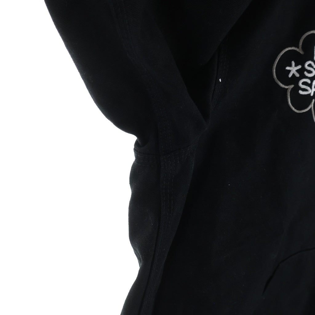 CARHARTT(カーハート) 00s OLD ×STUSSY ×SAVAGE ×HAZE Active Jacket トリプルネーム ジップアップ アクティブ ジャケット ブラック 02136