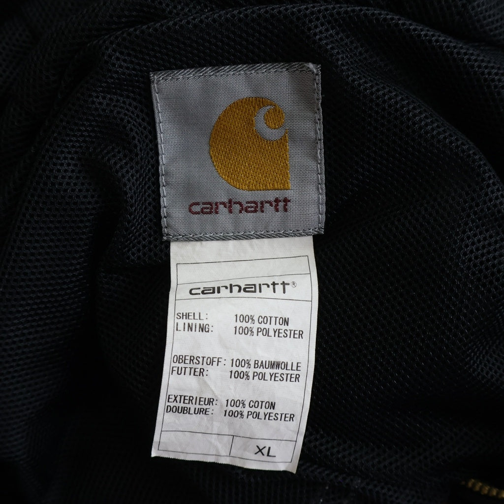 CARHARTT(カーハート) 00s OLD ×STUSSY ×SAVAGE ×HAZE Active Jacket トリプルネーム ジップアップ アクティブ ジャケット ブラック 02136