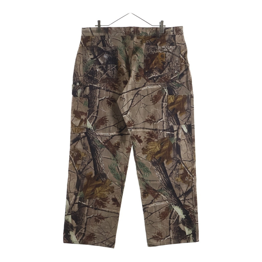 CARHARTT(カーハート) 00s Duck Pants リアルツリー ダックペインターパンツ 総柄 ブラウン B235 CAP