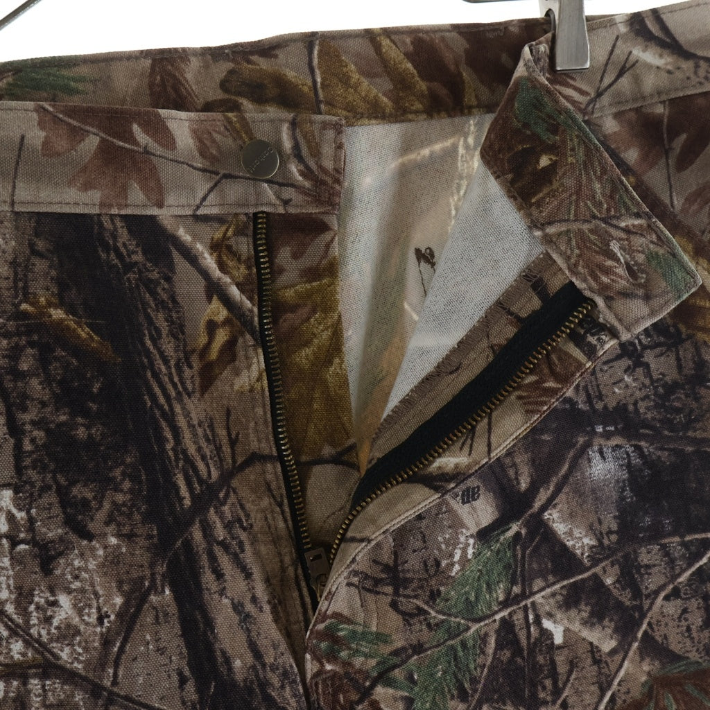 CARHARTT(カーハート) 00s Duck Pants リアルツリー ダックペインターパンツ 総柄 ブラウン B235 CAP