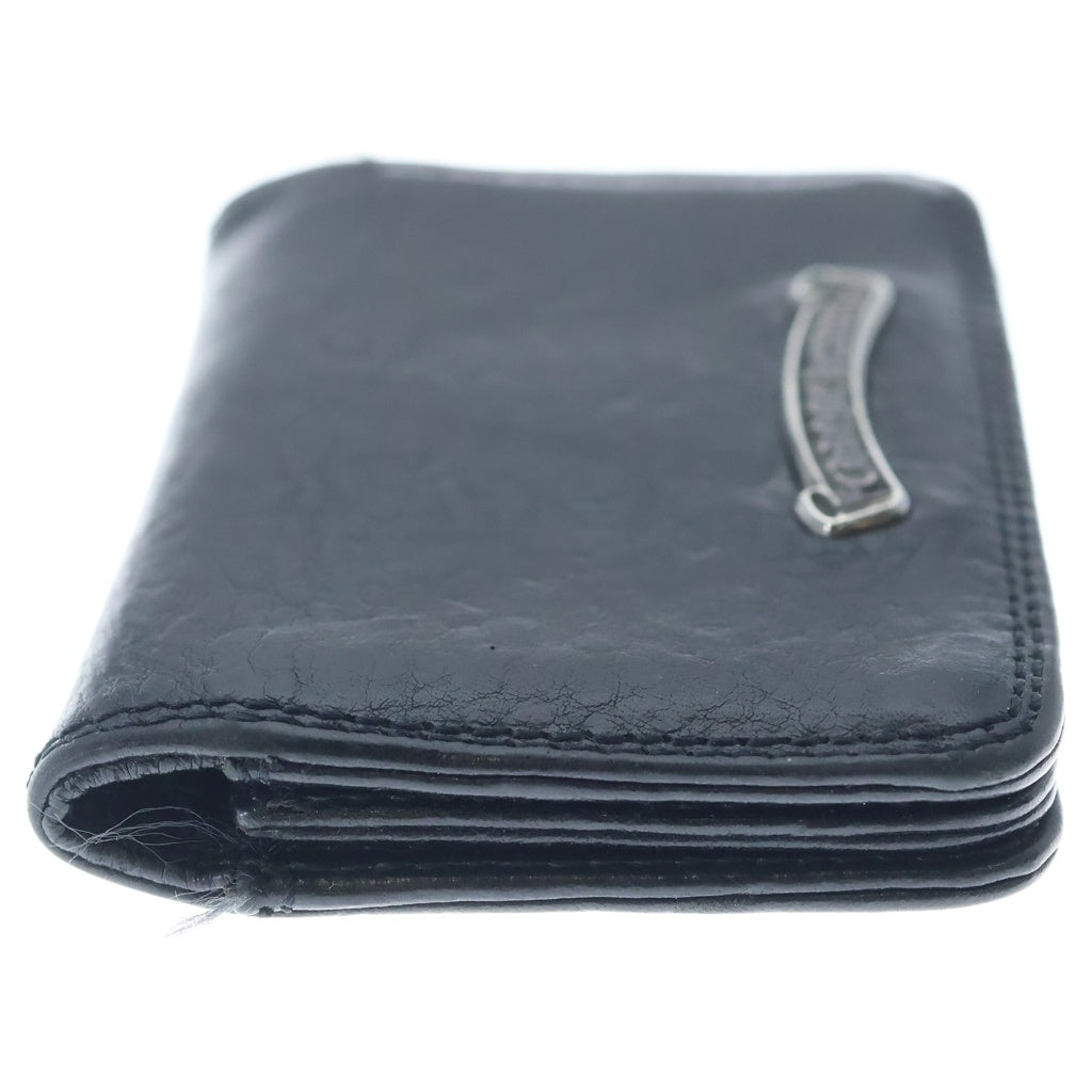 CHROME HEARTS(クロムハーツ) CARD CASE グロメット付きレザーカードケース ブラック