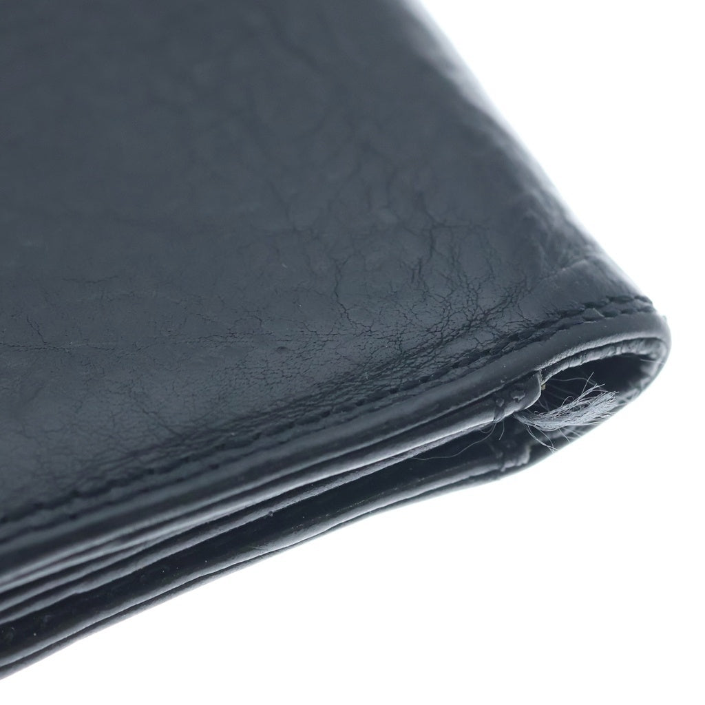CHROME HEARTS(クロムハーツ) CARD CASE グロメット付きレザーカードケース ブラック