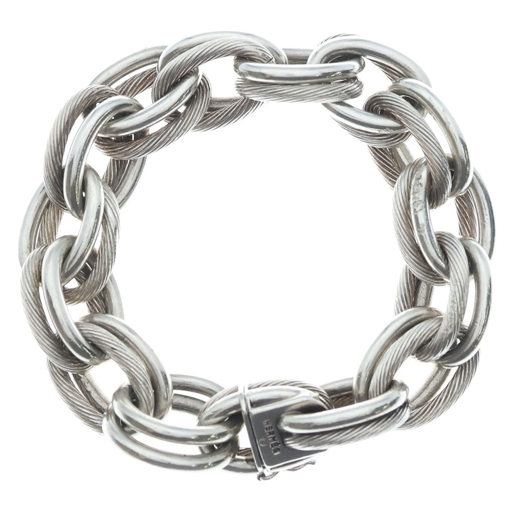 HERMES(エルメス) VINTAGE Destrier Bracelet Sliver925 GM ヴィンテージ デストリエブレスレット 蟹刻印 シルバー