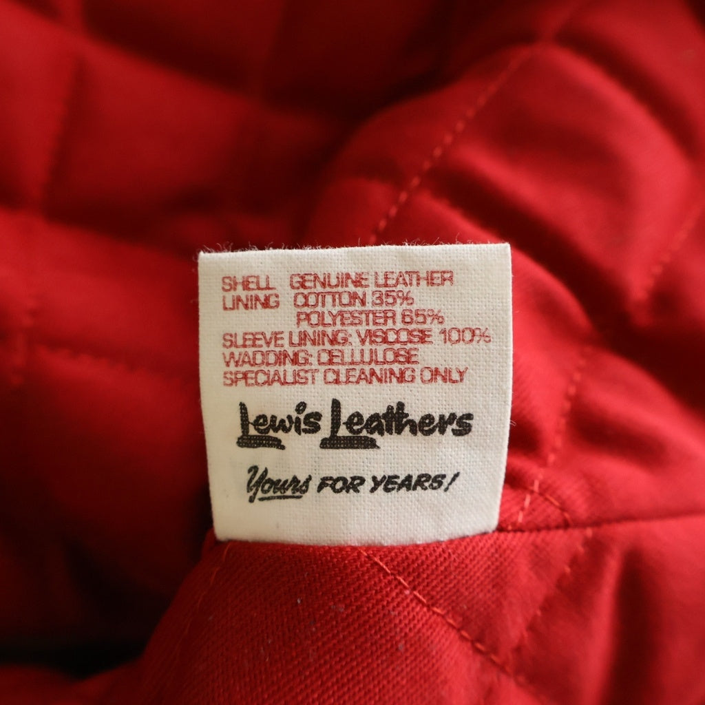 Lewis Leathers(ルイスレザー) 391T Lightning Tight Fit ライトニング タイトフィット シープスキン 裏地キルティング レザージャケット ブラック