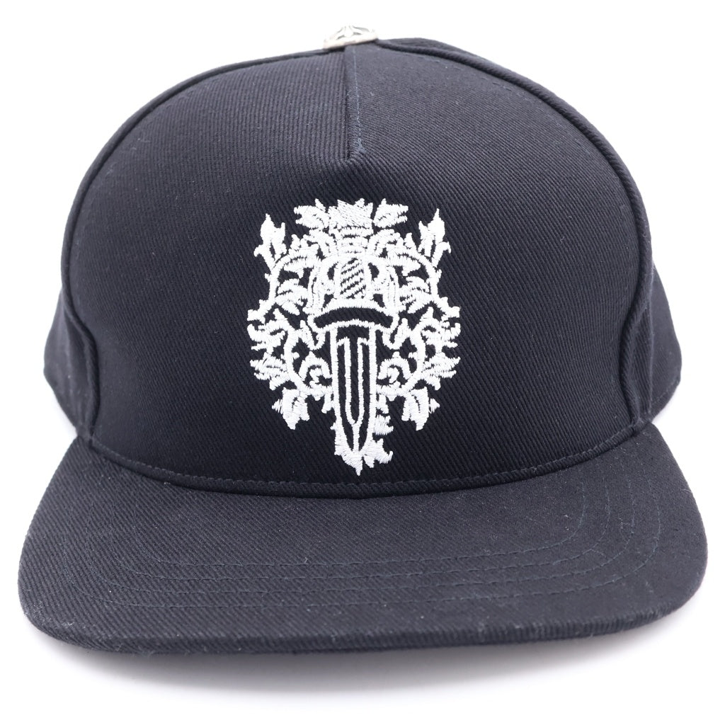 CHROME HEARTS(クロムハーツ) BASEBALL TRUCKER ベースボールトラッカーキャップ ヴァインダガー刺繍 帽子 ブラック