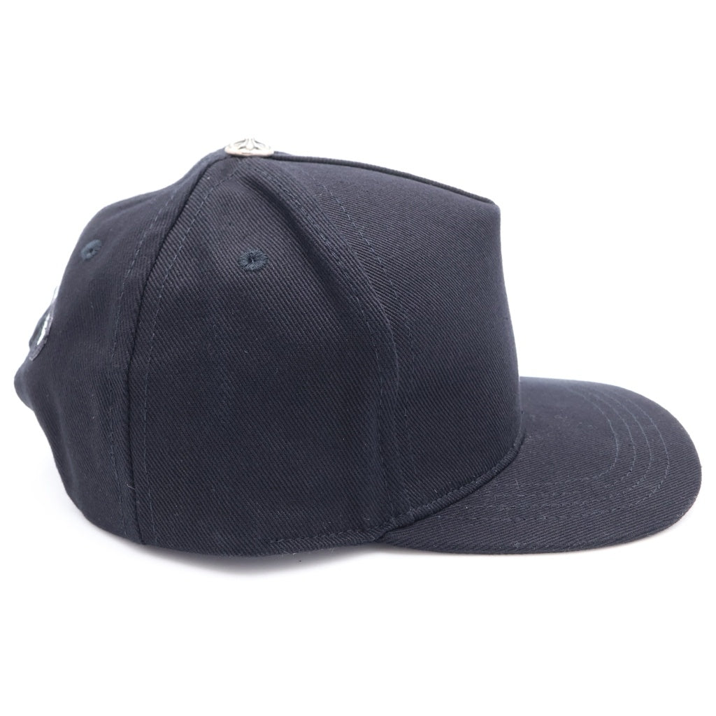 CHROME HEARTS(クロムハーツ) RS3 BASEBALL CAP フロントモチーフ刺繍 クロスボール ベースボールキャップ 帽子 ブラック