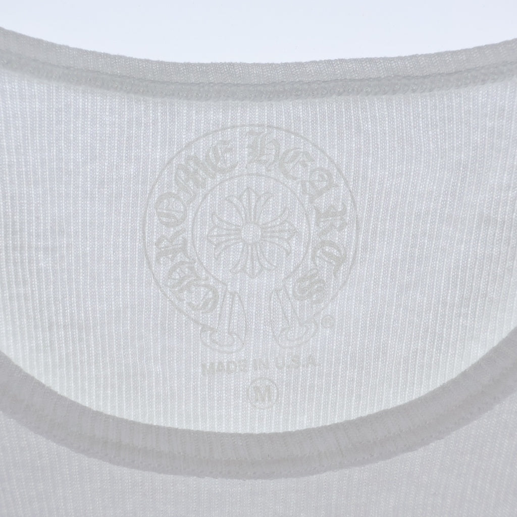 CHROME HEARTS(クロムハーツ) RIB TANK リチャードスタークプリント コットンタンクトップ ホワイト
