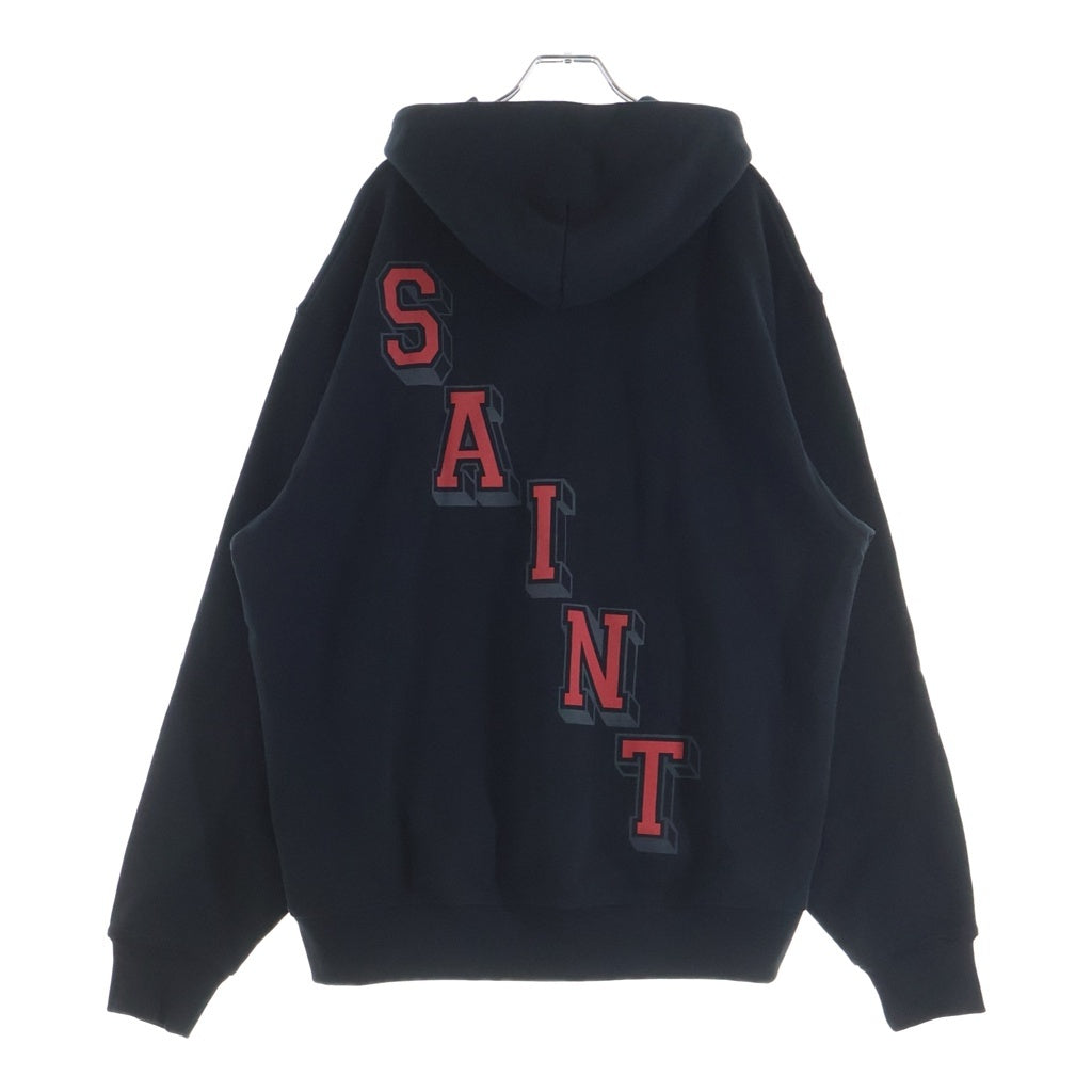 SAINT MICHAEL(セントマイケル) ×NIKE JORDAN M J SM FLC HOODIE ナイキ ジョーダン プルオーバースウェットパーカー フーディー ブラック SM-MK8-0000-J01/FV4718-010