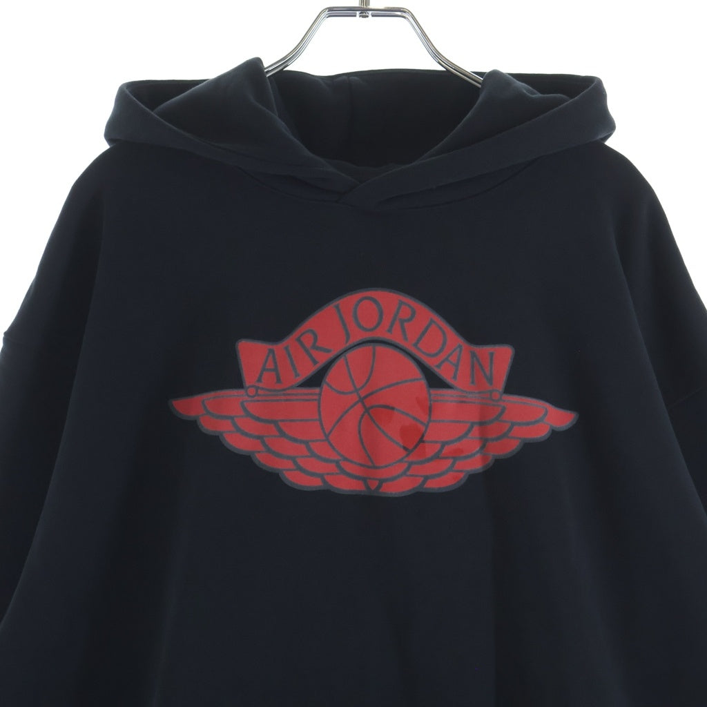 SAINT MICHAEL(セントマイケル) ×NIKE JORDAN M J SM FLC HOODIE ナイキ ジョーダン プルオーバースウェットパーカー フーディー ブラック SM-MK8-0000-J01/FV4718-010