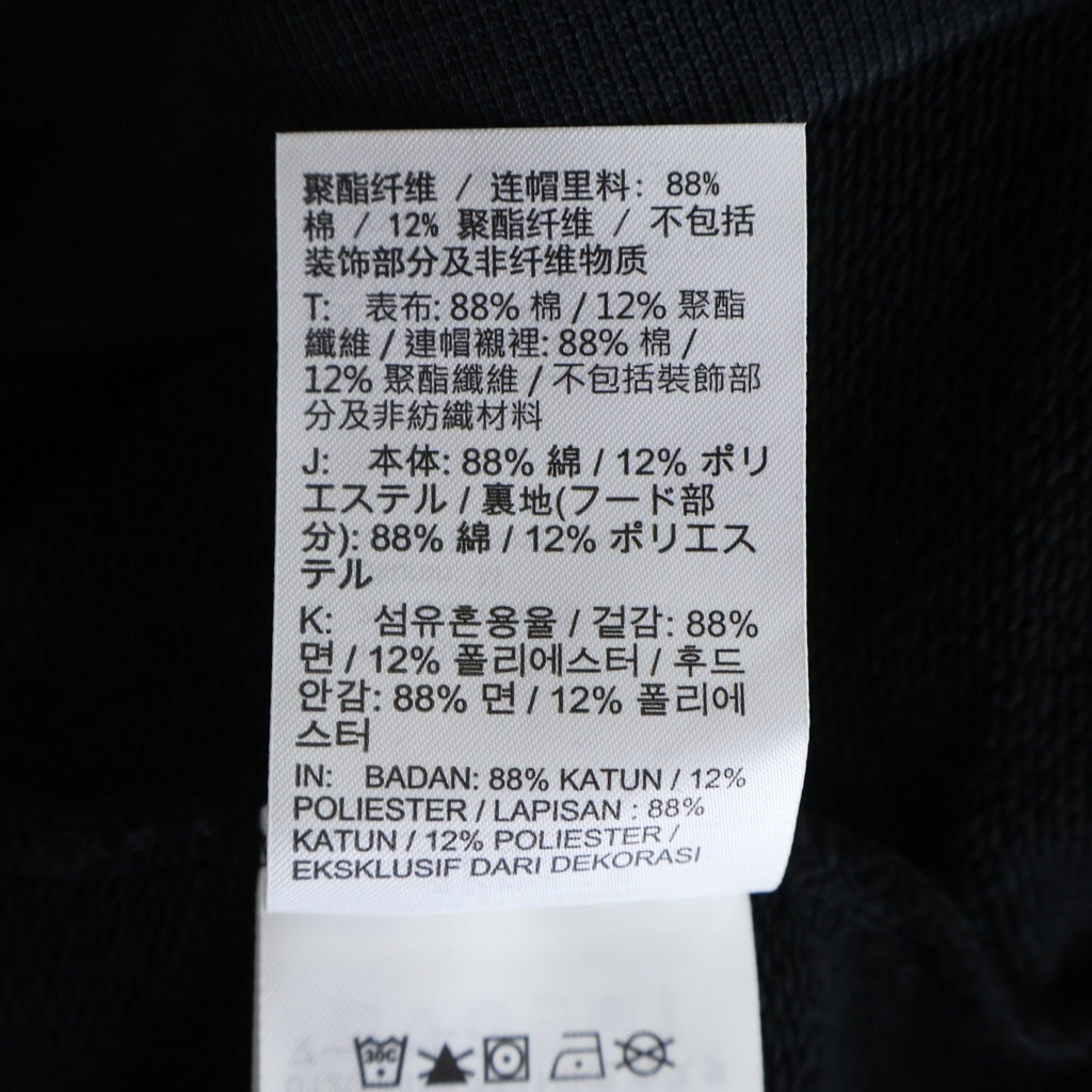 SAINT MICHAEL(セントマイケル) ×NIKE JORDAN M J SM FLC HOODIE ナイキ ジョーダン プルオーバースウェットパーカー フーディー ブラック SM-MK8-0000-J01/FV4718-010