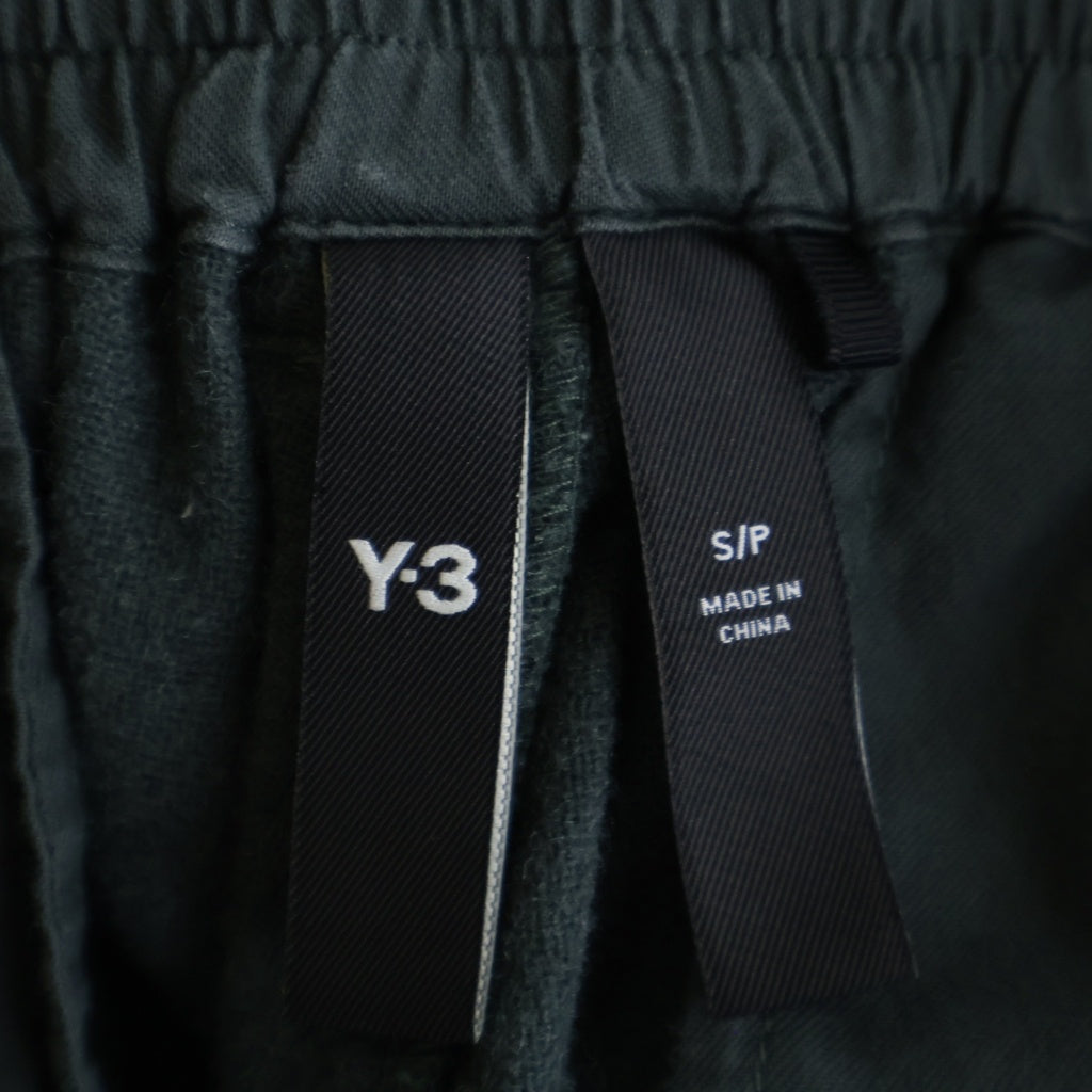 Y-3(ワイスリー) FLANNEL CUF PNT フランネル パンツ グリーン IQ1826