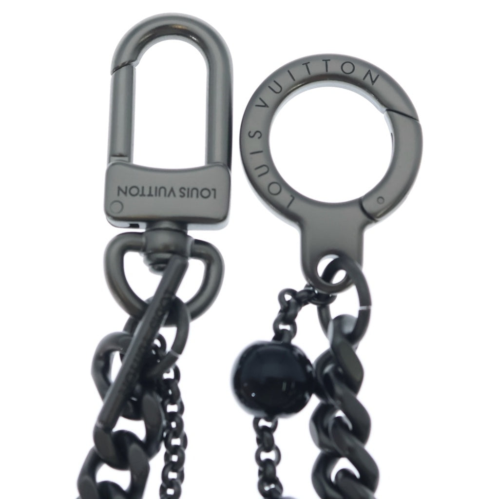 LOUIS VUITTON(ルイヴィトン) ルテニウム チェーンベルト ヴィトン ウォレットチェーン ブラック M02531