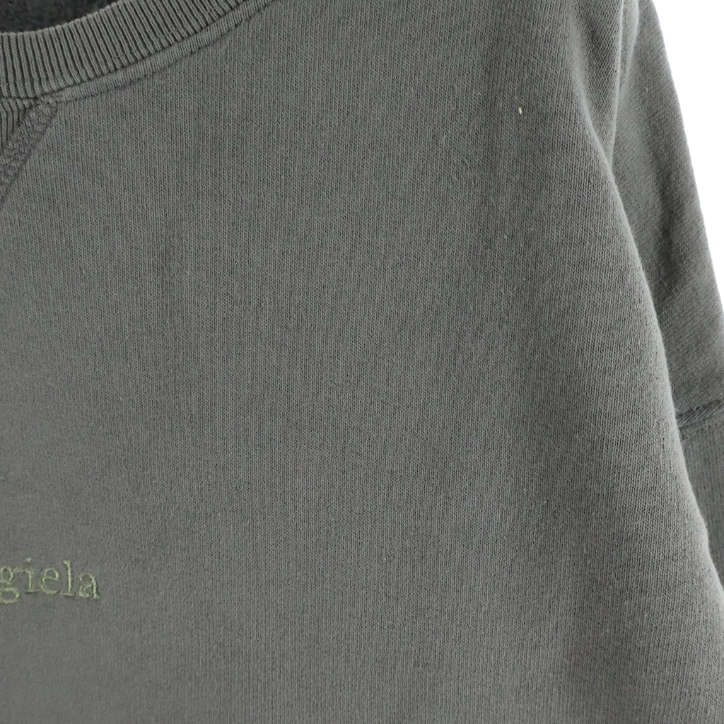Maison Margiela(メゾンマルジェラ) Reverse Logo Cotton Sweat リバース ロゴ コットン スウェット カーキ