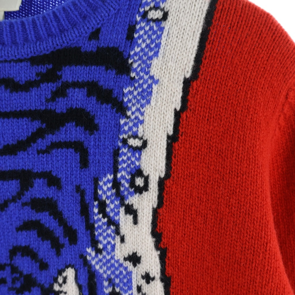 GUCCI(グッチ) Tiger Sweater タイガーモチーフ セーター ニット レッド 436071 X1336