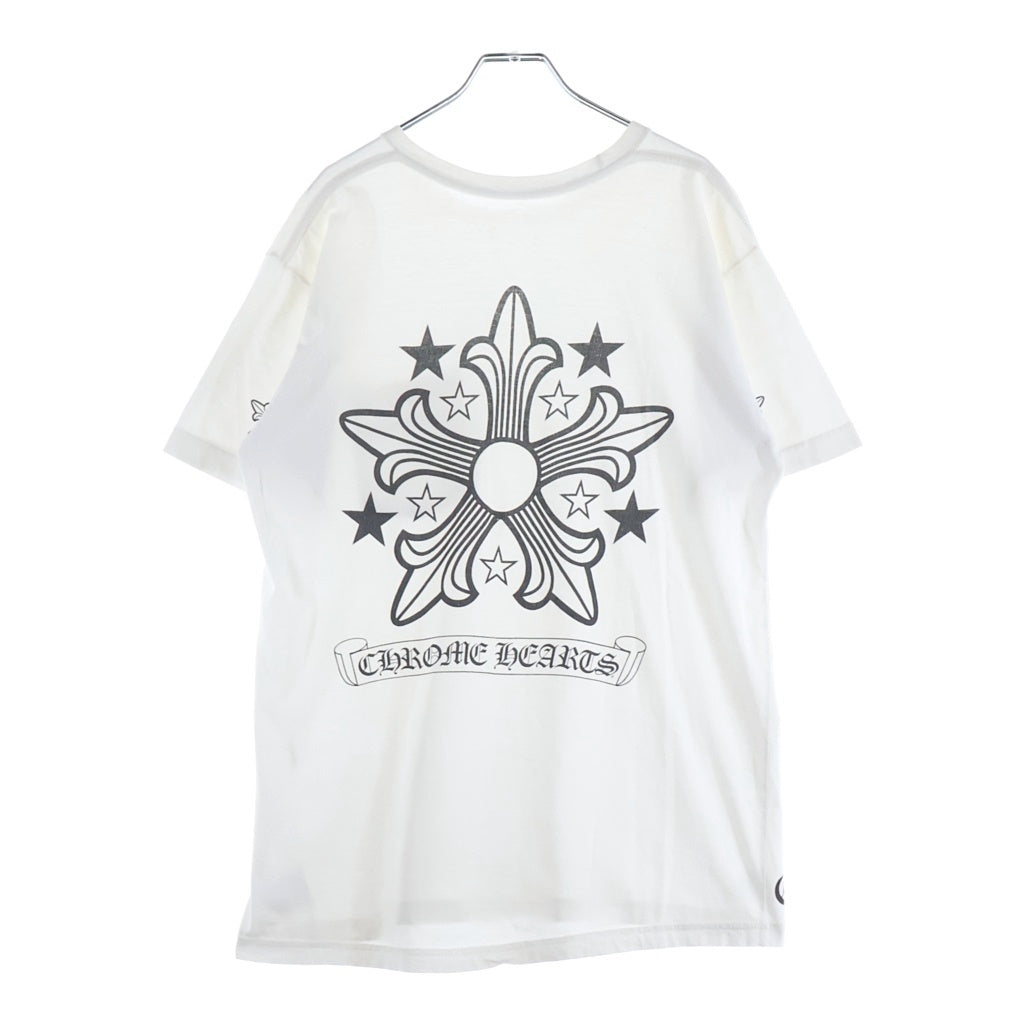 CHROME HEARTS(クロムハーツ) Cross Star Tee クロススター 半袖Tシャツ カットソー ホワイト
