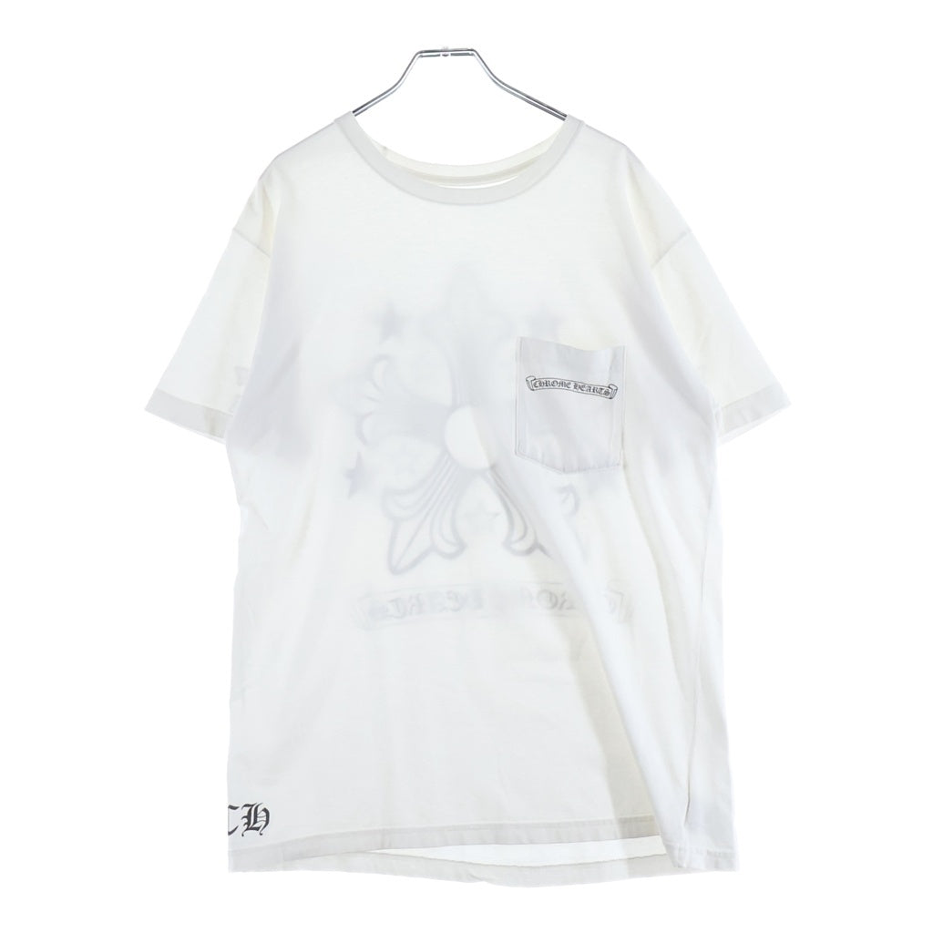 CHROME HEARTS(クロムハーツ) Cross Star Tee クロススター 半袖Tシャツ カットソー ホワイト