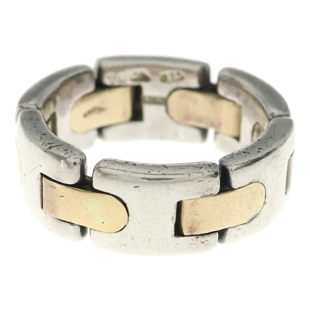 TIFFANY & Co.(ティファニー) vintage silver k18 H Link ring ヴィンテージ Hリンク リング シルバー/ゴールド