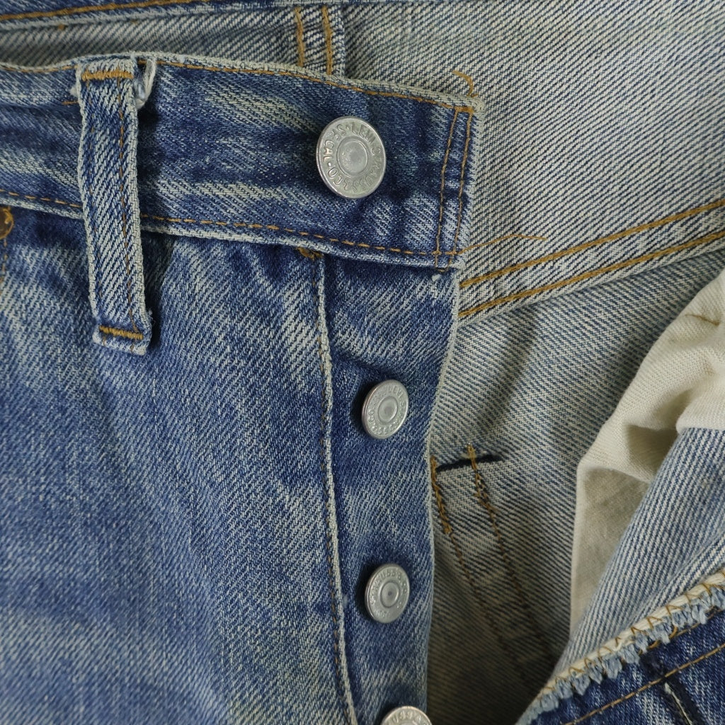 Levi's(リーバイス) 70s 501 66前期 ボタン裏刻印6 スモールe 不均等V ボタンフライ デニムパンツ インディゴ