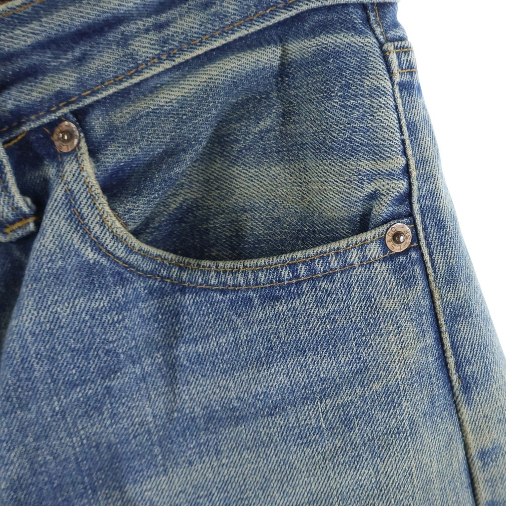 Levi's(リーバイス) 70s 501 66前期 ボタン裏刻印6 スモールe 不均等V ボタンフライ デニムパンツ インディゴ