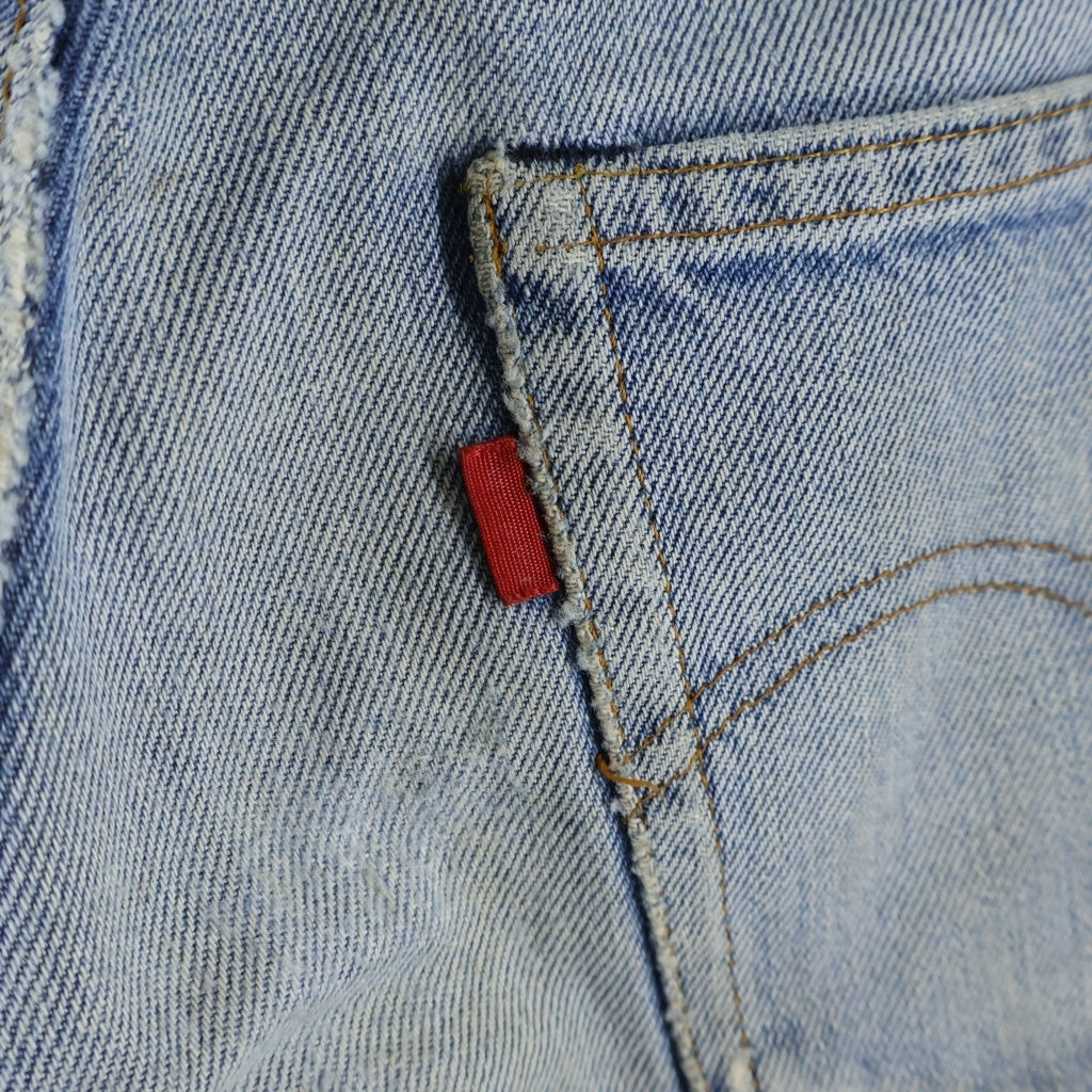Levi's(リーバイス) 70s 501 66後期 ボタン裏刻印6 スモールe 不均等V ボタンフライ デニムパンツ インディゴ