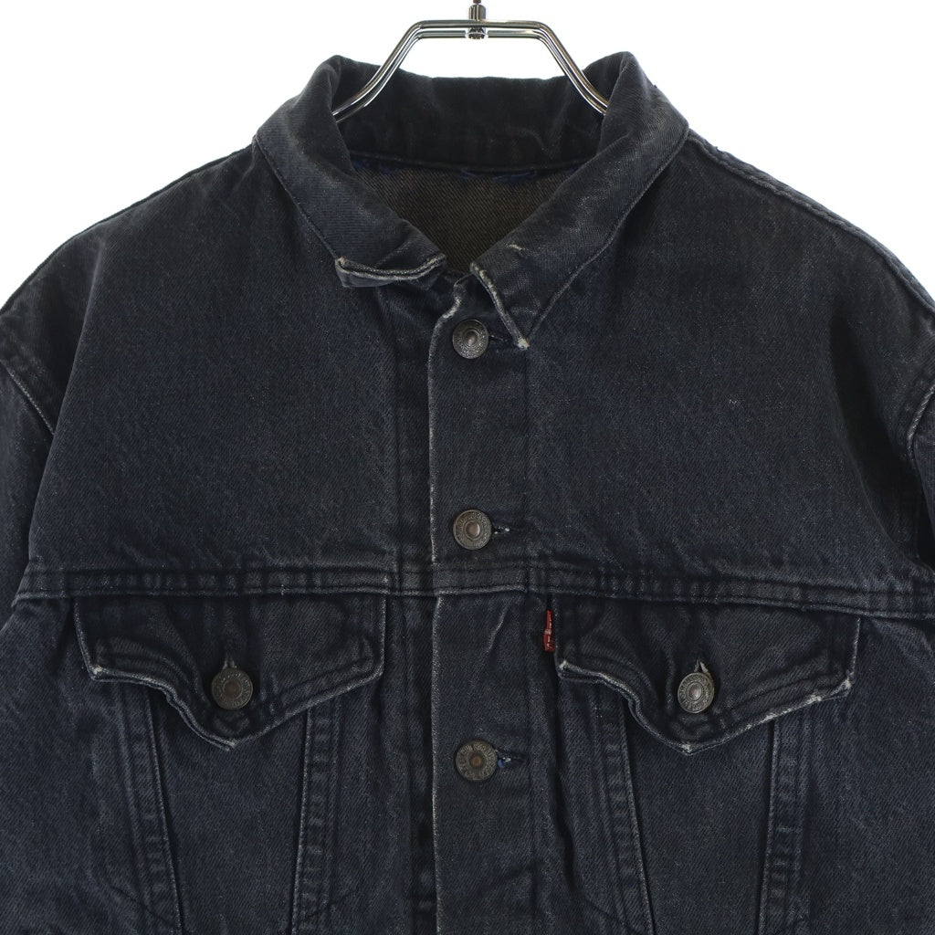Levi's(リーバイス) 80'S USA製 70506-0316 ボタン裏527 デニムジャケット 先染めブラック