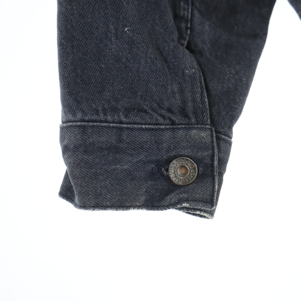 Levi's(リーバイス) 80'S USA製 70506-0316 ボタン裏527 デニムジャケット 先染めブラック