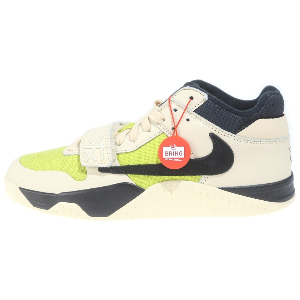 NIKE(ナイキ) ×TRAVIS SCOTT JUMPMAN JACK TR トラヴィススコット ジャンプマンジャック ローカットスニーカー ベージュ/イエロー US9/27cm FZ8117-102