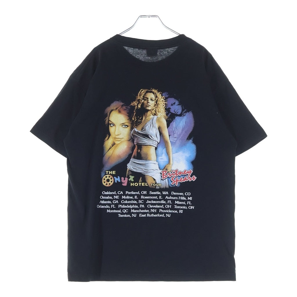 VINTAGE(ヴィンテージ) 00S Britney Spears The Onyx Hotel Tour ブリトニースピアーズ 半袖Tシャツ ブラック