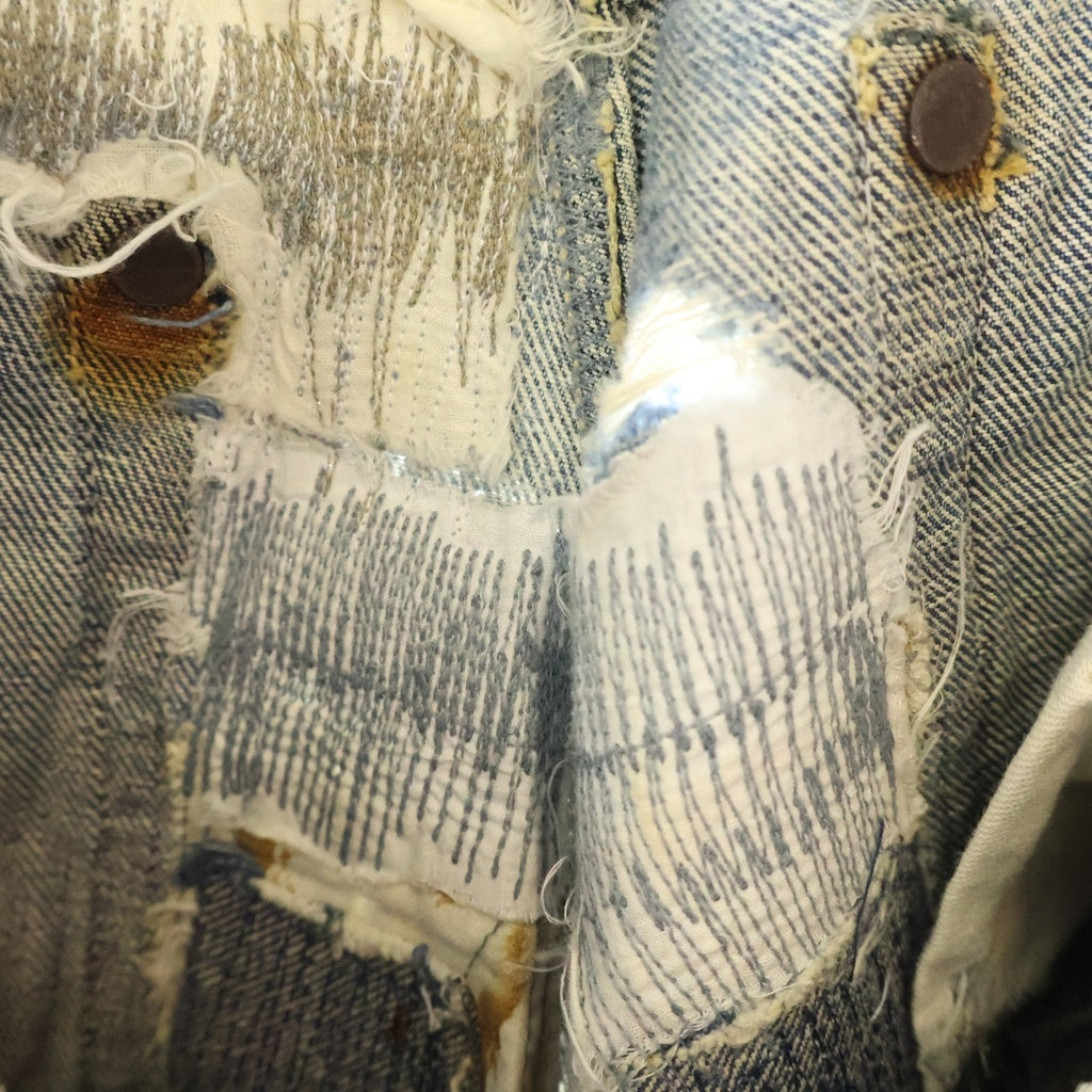 Levi's(リーバイス) 40S 501XX 47MODEL 隠しリベット BIGE 赤耳 ライトインディゴ ‐