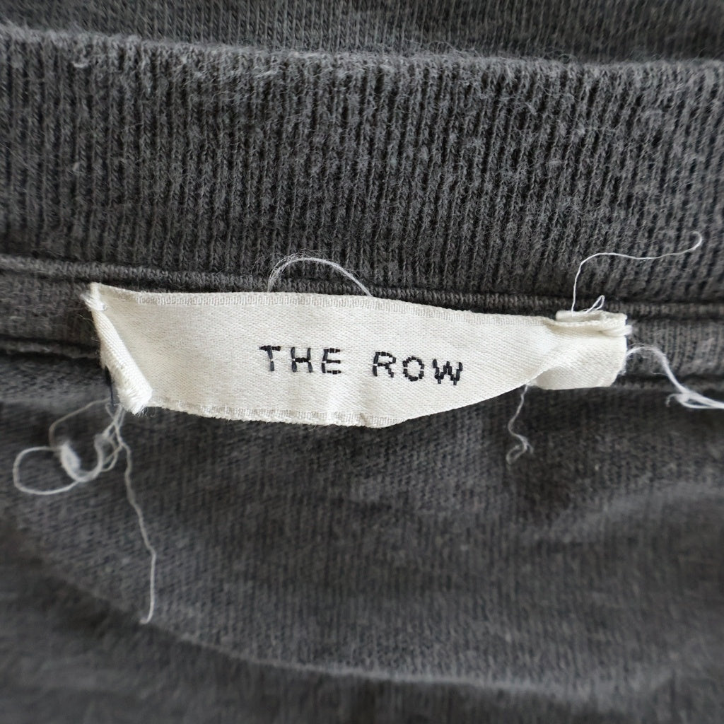 THE ROW(ザロウ) 日本製 コットン クルーネック半袖Tシャツ カットソー グレー 1403-K747
