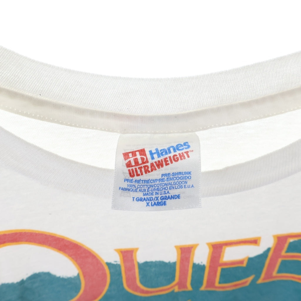 VINTAGE(ヴィンテージ) 90s QUEEN The Miracle 1992 ザ ミラクル クルーネック半袖Tシャツ カットソー ホワイト