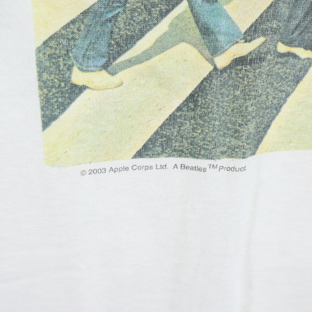 VINTAGE(ヴィンテージ) BEATLES ABBEY ROAD PRINT S/S TEE 1991 半袖プリントTシャツ カットソー ホワイト