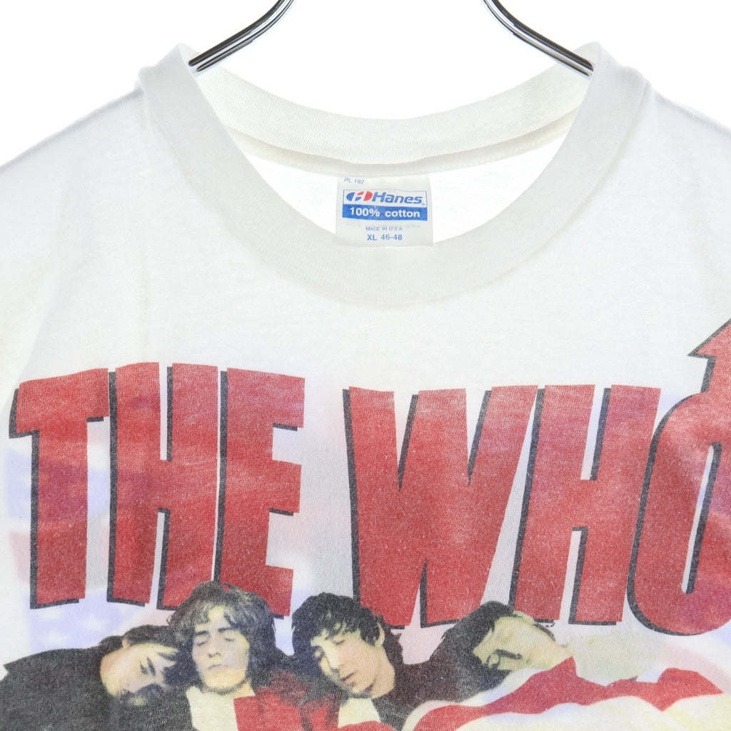VINTAGE(ヴィンテージ) 80S WHO THE KIDS ARE ALRIGHT TOUR 1998 PRINT S/S TEE 1991 半袖Tプリントシャツ カットソー ホワイト