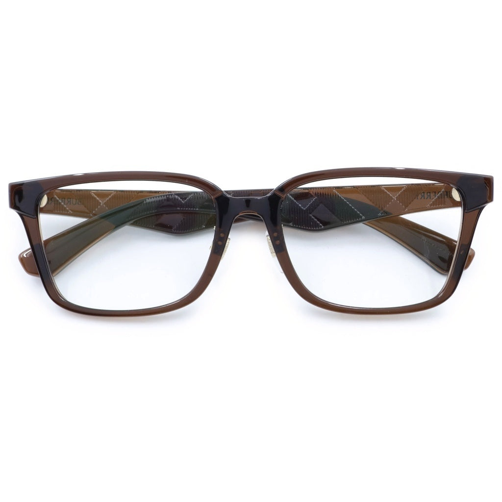 BURBERRY(バーバリー) テンプルロゴ クリアレンズ サングラス アイウェア ブラウン B2450-D