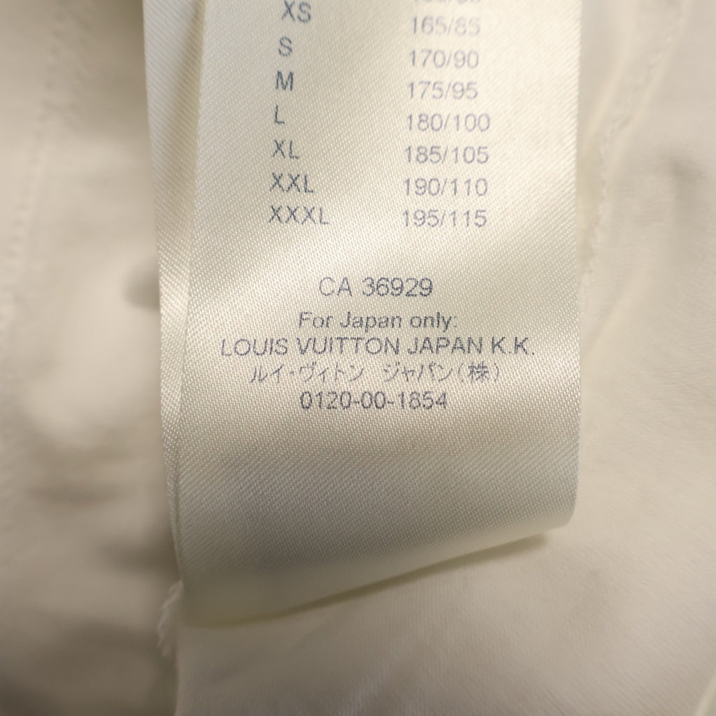 LOUIS VUITTON(ルイヴィトン) LVサークルロゴ刺繍 半袖Tシャツ ホワイト RM192Q JC8 HAY50W