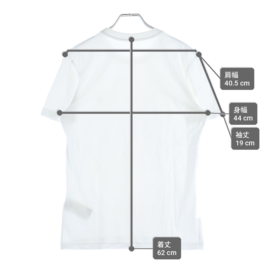 LOUIS VUITTON(ルイヴィトン) LVサークルロゴ刺繍 半袖Tシャツ ホワイト RM192Q JC8 HAY50W