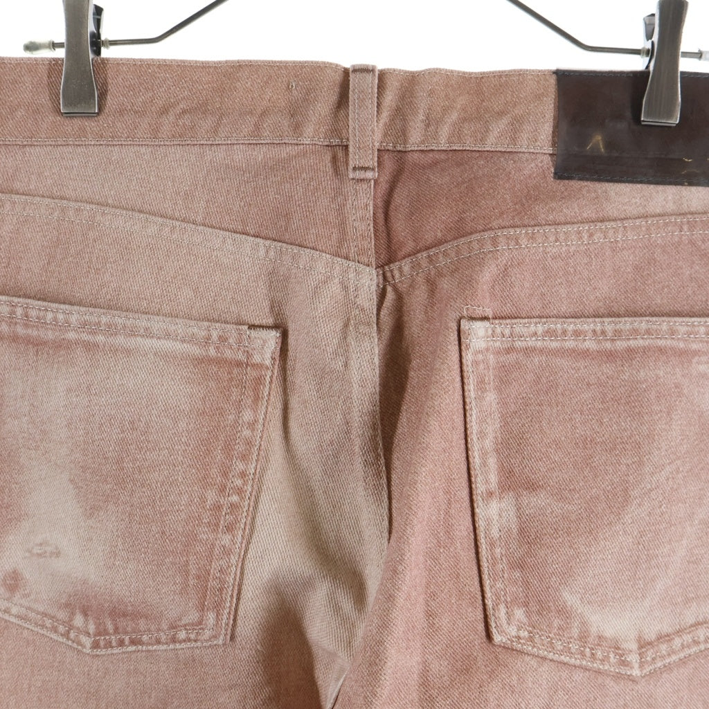 OUR LEGACY(アワーレガシー) Third Cut Pants サードカット サーモンピンク ストレートデニムパンツ M4235TDR