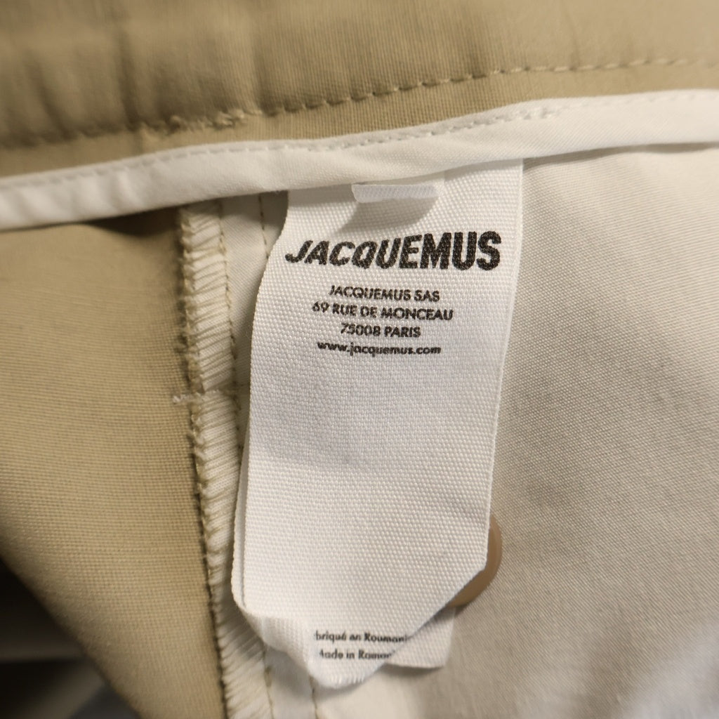 JACQUEMUS(ジャックムス) Le Pantalon Piccinni ソフトテーラードパンツ ルーズフィット ベージュ 236PA054-1504-150