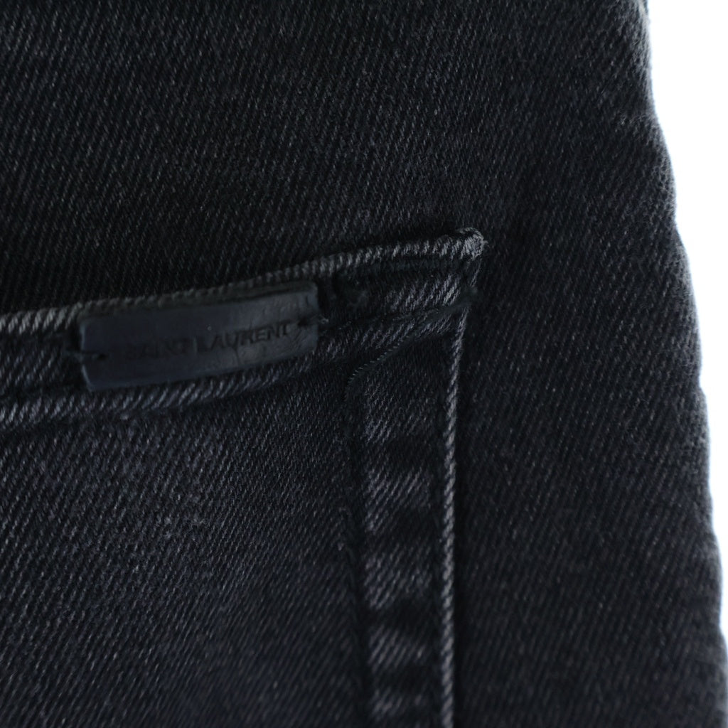 SAINT LAURENT PARIS(サンローランパリ) Denim Skinny Pants デニムスキニーパンツ ブラック 638265 YO500