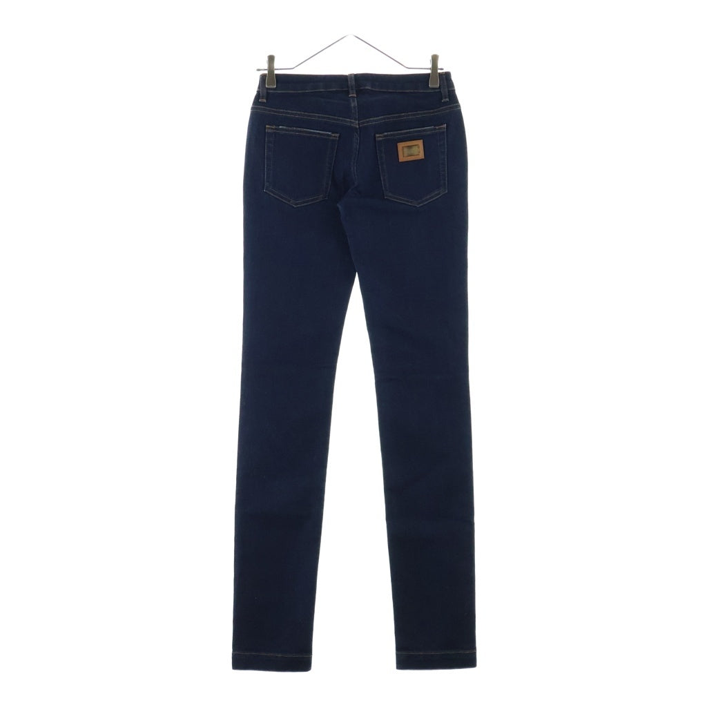 DOLCE & GABBANA(ドルチェアンドガッバーナ) Denim Pants ジップフライ デニムスキニーパンツ インディゴ レディース FTUUXD G870Z